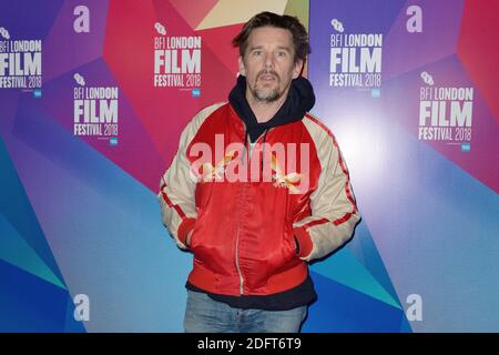 Ethan Hawke bei der Premiere von Blaze im Rahmen des 62. BFI London Film Festival in London, England am 20. Oktober 2018. Foto von Aurore Marechal/ABACAPRESS.COM Stockfoto