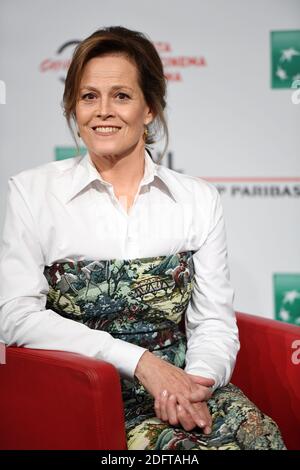 Sigourney Weaver nimmt an einer Fotocolalle während des 13. Rom Film Fest im Auditorium Parco della Musica am 24. Oktober 2018 in Rom, Italien, Teil. Foto: Eric Vandeville/ABACAPRESS.COM Stockfoto