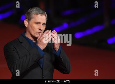 Viggo Mortensen läuft auf dem roten Teppich vor der Green Book Vorführung während des 13. Rom Film Fest im Auditorium Parco della Musica am 24. Oktober 2018 in Rom, Italien. Foto von Eric Vandeville/ABACAPRESS.COM Stockfoto