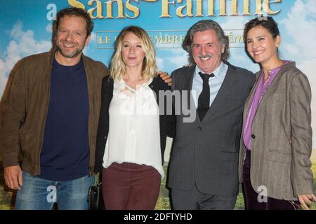Jonathan Zaccai, Ludivine Sagnier, Daniel Auteuil, Virginie Ledoyen nehmen an der Pariser Premiere von 'Remi Sans Famille' im Le Grand Rex am 11. November 2018 in Paris Teil. Foto von Nasser Berzane/ABACAPRESS.COM Stockfoto