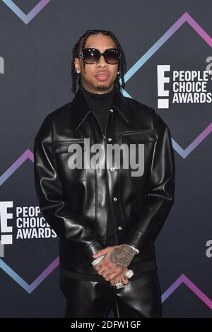 Tyga nimmt am 11. November 2018 an den People's Choice Awards 2018 im Barker Hangar in Santa Monica, CA, USA Teil. Foto von Lionel Hahn/ABACAPRESS.COM Stockfoto