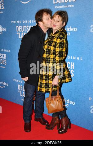 Sophie Mounicot und Philippe Lelievre besuchen am 27. November 2018 die Deutsch-Les-Landes Premiere im Gaumont Capucines in Paris, Frankreich. Foto von Laurent Zabulon/ABACAPRESS.COM Stockfoto