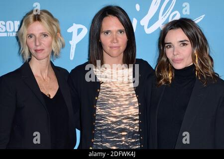 Sandrine Kiberlain, Jeanne Herry et Elodie Bouchez bei der Premiere für den Film Pupille, der am 27. November 2018 in der Pathe Beaugrenelle in Paris, Frankreich, stattfand. Foto von Aurore Marechal/ABACAPRESS.COM Stockfoto