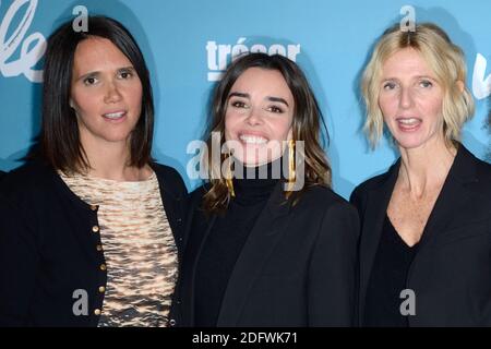 Jeanne Herry, Elodie Bouchez et Sandrine Kiberlain bei der Premiere für den Film Pupille, der am 27. November 2018 in der Pathe Beaugrenelle in Paris, Frankreich, stattfand. Foto von Aurore Marechal/ABACAPRESS.COM Stockfoto