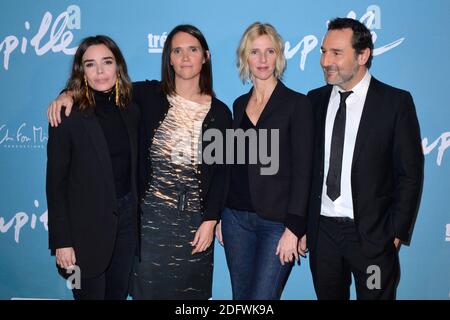 Elodie Bouchez, Jeanne Herry, Sandrine Kiberlain et Gilles Lellouche bei der Premiere für den Film Pupille in der Pathe Beaugrenelle in Paris, Frankreich, 27. November 2018. Foto von Aurore Marechal/ABACAPRESS.COM Stockfoto