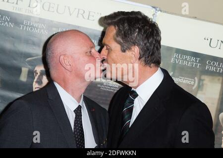 Rupert Everett und Freund Christophe Girard besuchen die Pariser Filmpremiere „The Happy Prince“ bei der UGC Cine Cite Les Halles am 28. November 2018 in Paris, Frankreich. Foto von Nasser Berzane/ABACAPRESS.COM Stockfoto