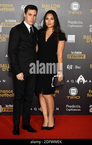 Louis Ducruet und Marie Chevallier nehmen an der Ballon d'Or-Zeremonie im Grand Palais am 3. Dezember 2018 in Paris, Frankreich, Teil. Foto von Laurent Zabulon/ABACAPRESS.COM Stockfoto