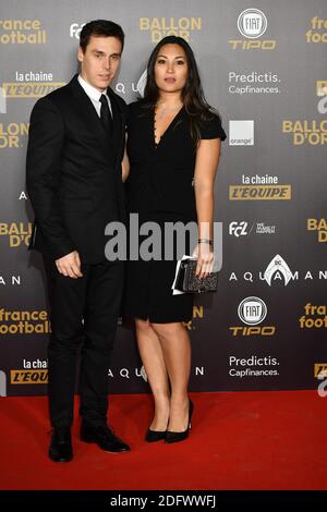 Louis Ducruet und Marie Chevallier nehmen an der Ballon d'Or-Zeremonie im Grand Palais am 3. Dezember 2018 in Paris, Frankreich, Teil. Foto von Laurent Zabulon/ABACAPRESS.COM Stockfoto