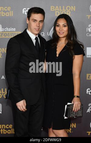 Louis Ducruet und Marie Chevallier nehmen an der Ballon d'Or-Zeremonie im Grand Palais am 3. Dezember 2018 in Paris, Frankreich, Teil. Foto von Laurent Zabulon/ABACAPRESS.COM Stockfoto