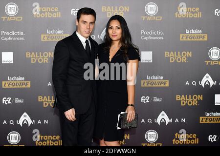 Louis Ducruet und Marie Chevallier nehmen an der Ballon d'Or-Zeremonie im Grand Palais am 3. Dezember 2018 in Paris, Frankreich, Teil. Foto von Laurent Zabulon/ABACAPRESS.COM Stockfoto