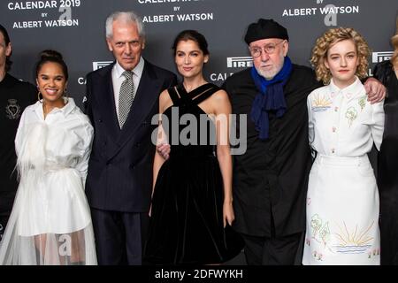 Sergei Polunin, Misty Copeland, Marco Tronchetti Provera (Präsident Pirelli), Laetitia Casta, Albert Watson, Julia Garner, Astrid eika, Calvin Royal II. Nehmen an der offiziellen Präsentation der Präsentation des Pirelli-Kalenders 2019 "The cal" Teil, die am 5. Dezember 2018 in der Pirelli-Zentrale in Mailand, Italien, stattfand. Foto von Marco Piovanotto/Abacapress.com Stockfoto
