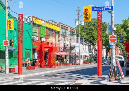 Chinatown in Toronto, Kanada Stockfoto