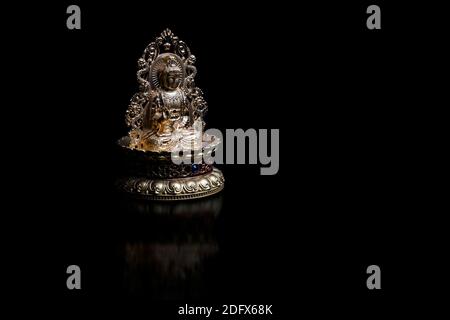 Nahaufnahme einer Buddha-Skulptur Stockfoto