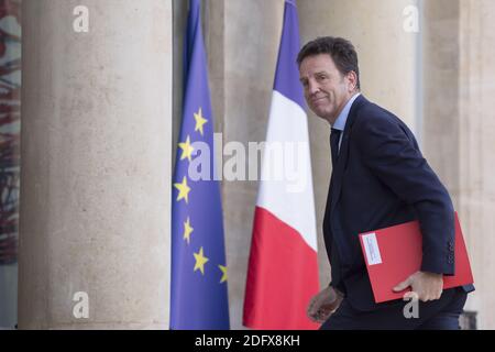 Geoffroy Roux de Bezieux kommt am 12. Dezember 2018 zu einem Treffen mit dem französischen Präsidenten im Elysee-Palast an.Foto: Eliot Blondt/ABACAPRESS.COM Stockfoto