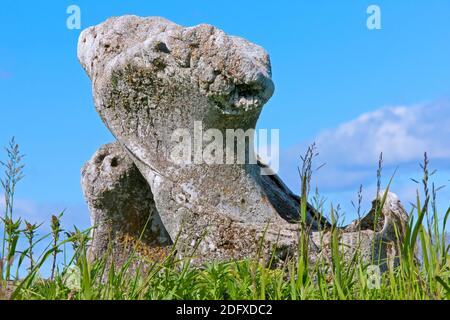 Wal-Kieferknochen, Yttygran Insel, Beringmeer, russischen Fernen Osten Stockfoto