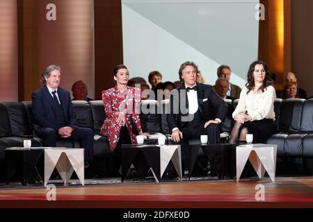 Daniel Auteuil, Aurelie Dupont, Roberto Alagna und Aleksandra Kurzak in der Fernsehsendung Le Grand Echiquier im Palais des Beaux-Arts in Lille, Frankreich, 20. Dezember 2018. Foto von Sylvain Lefevre/ABACAPRESS.COM Stockfoto