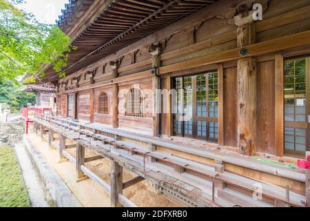 Auf dem Shinpuku-ji Temple Gelände in der Präfektur Aichi in Japan Stockfoto