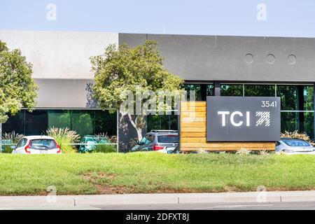 Sep 17, 2020 Fremont / CA / USA - TCI Hauptsitz im Silicon Valley; TCI International Inc. Bietet Forschung und Entwicklung, Herstellung, Verkauf und Stockfoto