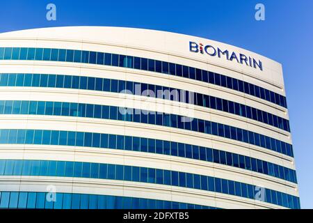 Sep 21, 2020 Brisbane / CA / USA - BioMarin Hauptsitz im Silicon Valley; BioMarin Pharmaceutical Inc. Ist ein amerikanisches Biotechnologie-Unternehmen Stockfoto