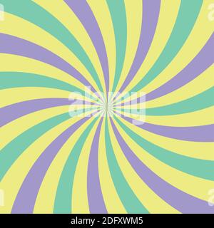 Ein abstraktes psychedelisches Wirbel-Hintergrundbild. Stockfoto