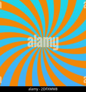 Ein abstraktes psychedelisches Wirbel-Hintergrundbild. Stockfoto