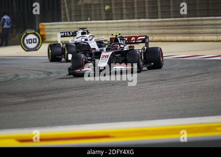 20 MAGNUSSEN Kevin (dnk), Haas F1 Team VF-20 Ferrari, 89 AITKEN Jack (gbr), Williams Racing F1 FW43, Action während der Formel / LM Stockfoto