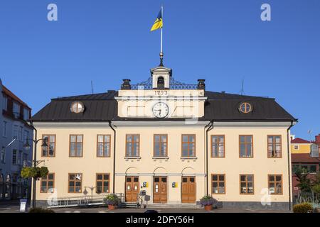 Geographie / Reisen, Schweden, Småland, Vaestervik, Rathaus am Stortorget in Vaestervi, Additional-Rights-Clearance-Info-not-available Stockfoto