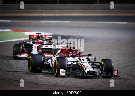 07 RÄIKKÖNEN Kimi (FIN), Alfa Romeo Racing ORLEN C39, Aktion während des Formel 1 Rolex Sakhir Grand Prix 2020, von Dezember / LM Stockfoto