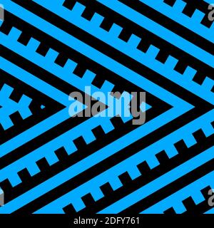 Blaue abstrakte Hintergrund Tapete Illustration mit Material-Design. Stockfoto