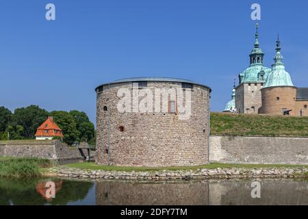 Geographie / Reisen, Schweden, Småland, Kalmar, Schloss Kalmar, Kalmar laen, Additional-Rights-Clearance-Info-not-available Stockfoto