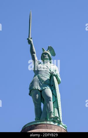 Geographie / Reisen, Deutschland, Nordrhein-Westfalen, Teutoburger Wald, Detmold, Hermann-Denkmal, Zusätzliche-Rechte-Freigabe-Info-Nicht-Verfügbar Stockfoto