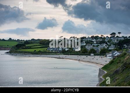 Geographie / Reisen, Großbritannien, England, Falmouth, Blick Richtung Gyllyngvase Beach, Additional-Rights-Clearance-Info-not-available Stockfoto