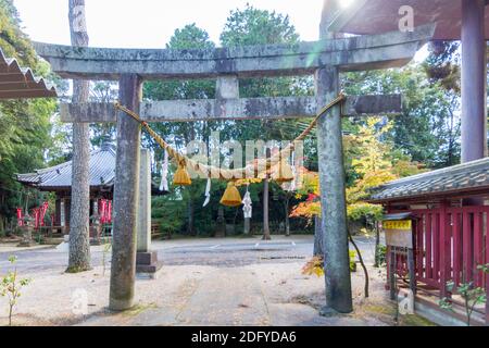 Auf dem Shinpuku-ji Temple Gelände in der Präfektur Aichi in Japan Stockfoto