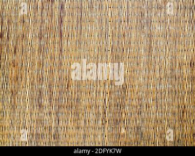 Draufsicht der Textur der native thai-Stil Websedge Matte Hintergrund. Stockfoto