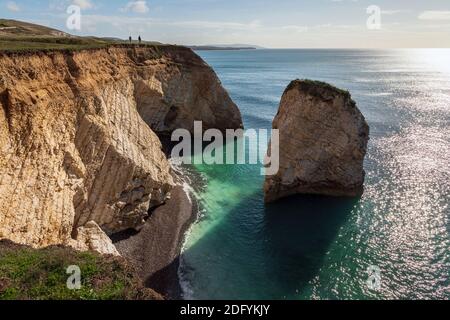 Freshwater Bay, Isle Of Wight Stockfoto