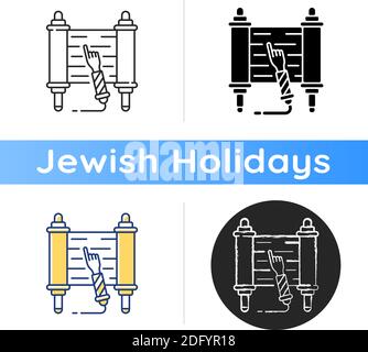 Tora-Scroll-Symbol Stock Vektor