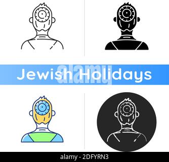 Kippah-Symbol Stock Vektor