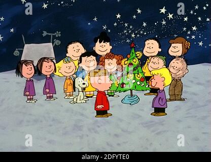 Ein Charlie Brown Weihnachten Stockfoto