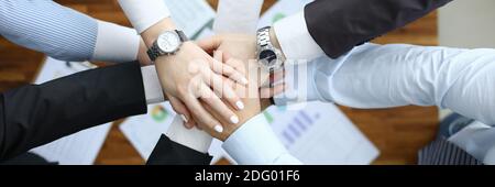 Erfolgreiche Besprechung im Büro Stockfoto