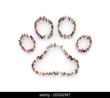 Große Menschenmenge in Form von Händen. Nahaufnahme von jungen Geschäftsleuten, die ihre Hände zusammenlegen. Stapel Hände. Einheit und Teamarbeit. Stockfoto