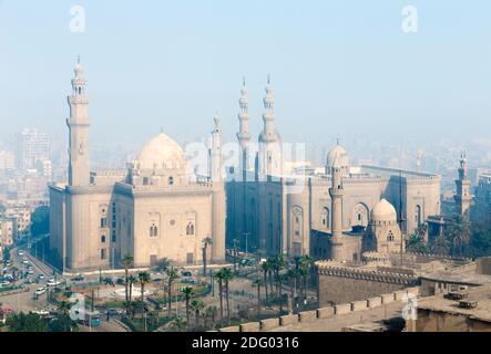 Die Moschee und Madrassa von Sultan Hassan, Kairo, Ägypten Stockfoto