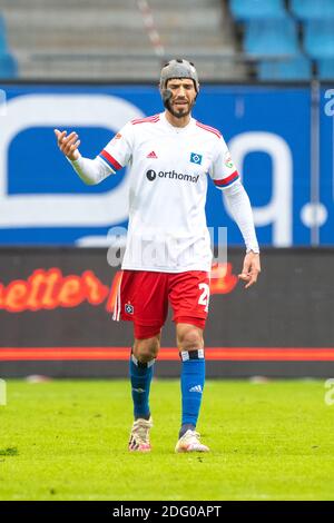 Tim LEIBOLD (HH) ist enttäuscht, Fußball 2. Bundesliga, 10. Spieltag, HSV Hamburg Hamburg Hamburg (HH) - Hannover 96 (H) 0: 1 am 05.12.2020 in Hamburg. ¬ Verwendung weltweit Stockfoto