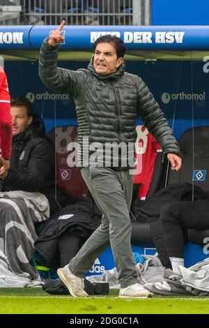 Trainer Kenan KOCAK (H) gibt Unterricht, Anleitung, Fußball 2. Bundesliga, 10. Spieltag, HSV Hamburg Hamburg Hamburg (HH) - Hannover 96 (H) 0: 1 am 05.12.2020 in Hamburg/Deutschland. ¬ Verwendung weltweit Stockfoto