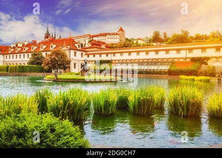 Wallenstein-Palais-Garten in Prag Stockfoto