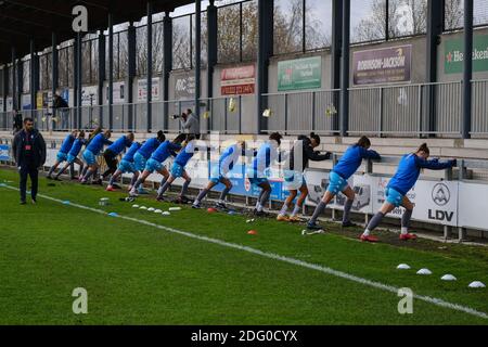 Dartford, Großbritannien. Dezember 2020. London City Warm Up während des FA Women's Championship Spiels zwischen London City Lionesses und Coventry United. Sam Mallia Kredit: SPP Sport Pressefoto. /Alamy Live Nachrichten Stockfoto