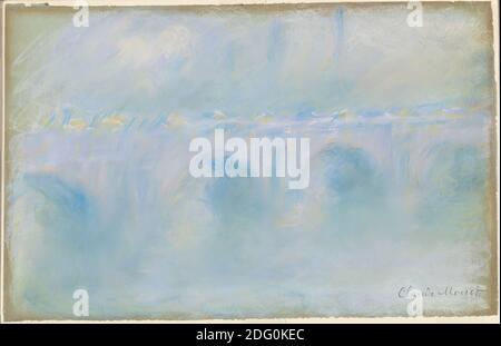 Titel: Waterloo Bridge Ersteller: Claude Monet Datum: 1901 Medium: Öl auf Leinwand Dimension: 31.1 x 50.2 cm Ort: National Gallery of Art, Washington Stockfoto