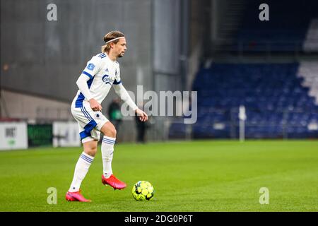 Kopenhagen, Dänemark. Dezember 2020. Peter Ankersen (22) vom FC Kopenhagen im 3F Superliga-Spiel zwischen dem FC Kopenhagen und AC Horsens in Parken, Kopenhagen. (Foto Kredit: Gonzales Foto/Alamy Live News Stockfoto