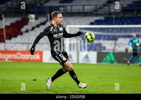 Kopenhagen, Dänemark. Dezember 2020. Rune Frantsen (12) von AC Horsens im 3F Superliga Spiel zwischen FC Kopenhagen und AC Horsens in Parken, Kopenhagen gesehen. (Foto Kredit: Gonzales Foto/Alamy Live News Stockfoto