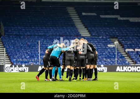 Kopenhagen, Dänemark. Dezember 2020. Spieler von AC Horsens gesehen in der 3F Superliga Spiel zwischen FC Kopenhagen und AC Horsens in Parken, Kopenhagen. (Foto Kredit: Gonzales Foto/Alamy Live News Stockfoto