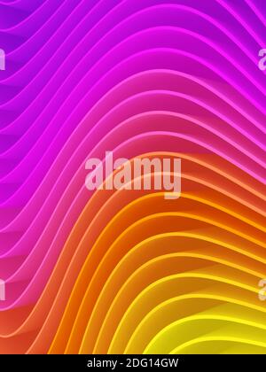 bunte abstrakte 3D-Hintergrund Stockfoto